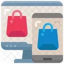 Ecommerce Online Shopping App Icon