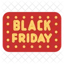 Flat Black Friday Sale Icon