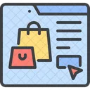 Ecommerce Online Shopping Click Icon