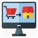 Ecommerce Online Shopping Internet Retail Icon