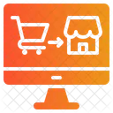 Ecommerce Online Shopping Internet Retail Icon