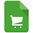 Ecommerce File Cart Icon
