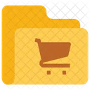 Ecommerce Folder Cart Icon