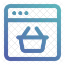 Ecommerce Shop Domain Icon