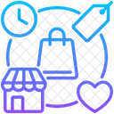Ecommerce Time Store Icon