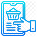 Shopping Mobilephone Busket Icon
