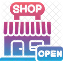 Ecommerce Market Open Icon