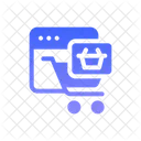 Ecommerce Online Shop Basket Icon