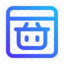 Ecommerce Online Shop Website Icon