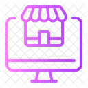 Ecommerce Store Computer Icon