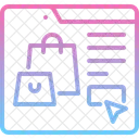 Ecommerce Online Shopping Click Icon
