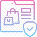 Ecommerce Online Shopping Security Icon