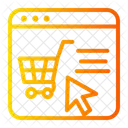 Ecommerce Landing Page Portal Icon