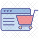 Shopping Page Online Ecommerce Icon