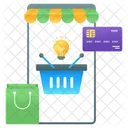 Ecommerce Idea Creative Shopping Online Shopping Icon