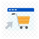 Ecommerce Website Online Shopping Ecommerce Icon