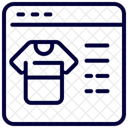 전자상거래 웹사이트  아이콘