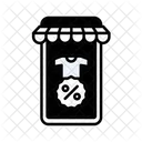 Ecommerse Online Shopping Store Icon