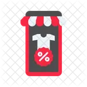 Ecommerse Online Shopping Store Icon