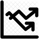 Economia Grafico Analytics Ícone