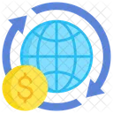 Economia Circular Circulacion Inversion Icono