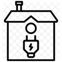 Energia Economia Casa Ícone