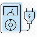 Economia De Energia Eletronicos Cor Sombra Icone Thinline Icon