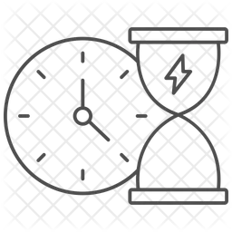 Ampulheta economizadora de energia  Ícone