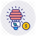 Luz económica  Icono