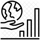 Economia Mundial Crescimento PIB Icon