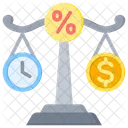 Economias De Escala Custo Dinheiro Ícone