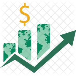 Economic Growth  Icon