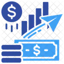 Economic Growth Money Increase Icon