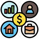 Market Trends Investment Market Analysis Icon