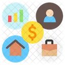 Market Trends Investment Market Analysis Icon