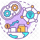 Economic Infrastructure System Icône