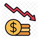 Economic recession  Icon