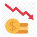 Economic Recession Icono