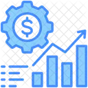 Economic Trends Sales Management Icon