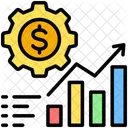 Economic Trends Sales Management Icon