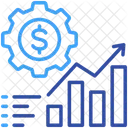 Economic Trends Sales Management Icon
