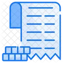 Economico Factura Banca Icono