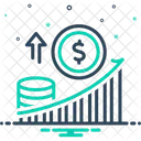 Economics Growth Stock Icon
