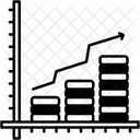 Economie Graphique Diagramme Lineaire Icône