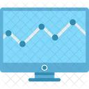 Statistiques Graphique Economique Tableau Financier Icône