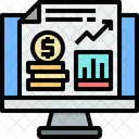 Économie numérique  Icône