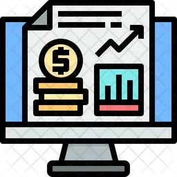 Économie numérique  Icône