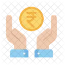Financier Service Argent Icône