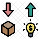 Economiser Des Couts Echange Transfert Icône