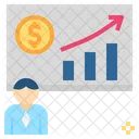 Economiste Homme Daffaires Investisseur Icône